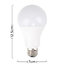 ValueLights Pack of 8 High Power 15w LED ES E27 GLS Energy Saving Long Life Bulb - 6500K Cool White