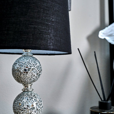 Mosaic crackle store lamp