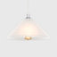 ValueLights Pair Of Modern White Frosted Glass Ceiling Light Shades