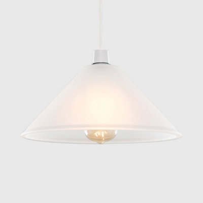 Frosted glass deals pendant light shade