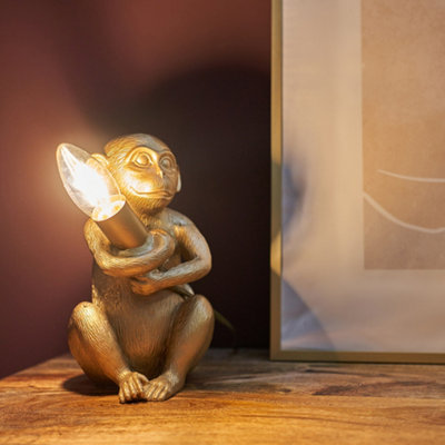 Bronze animal deals lamp