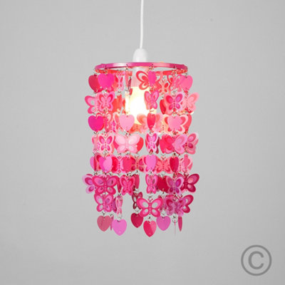 Pink ceiling shade sales