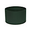 ValueLights Reni Forest Green Fabric Small Drum Shade