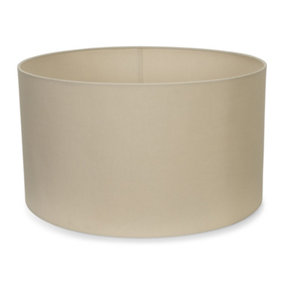 ValueLights Reni Natural Fabric Large Drum Shade