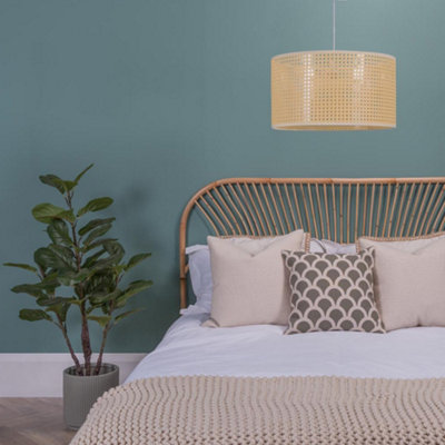 ValueLights Reni Natural Woven Rattan Wicker Effect X Large Ceiling Pendant Light Shade