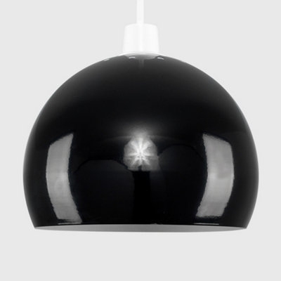 ValueLights Retro Black Arco Style Dome Ceiling Pendant Light Shade