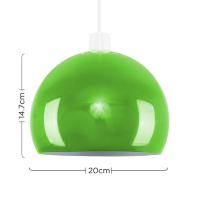 Lime green deals pendant light