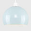 ValueLights Retro Light Blue Arco Style Dome Ceiling Pendant Light Shade
