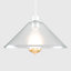 ValueLights Retro Style Clear Glass Tapered Ceiling Pendant Light Shade