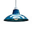ValueLights Retro Style Gloss Blue Metal Easy Fit Ceiling Pendant Light Shade