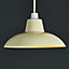 ValueLights Retro Style Gloss Cream Metal Easy Fit Ceiling Pendant Light Shade