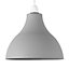 ValueLights Retro Style Grey Cement Stone Effect Ceiling Pendant Light Shade