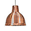 ValueLights Retro Style Polished Copper Metal Domed Ceiling Pendant Light Shade