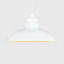 ValueLights Retro Style White Easy Fit Metal Ceiling Pendant Light Shade