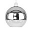 ValueLights Retro Two Tone Chrome And Clear Glass Ball Ceiling Pendant Light Shade