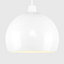 ValueLights Retro White Arco Style Dome Ceiling Pendant Light Shade
