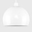ValueLights Retro White Arco Style Dome Ceiling Pendant Light Shade
