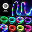 ValueLights RGBIC 5M Smart Rope Light, WiFi App Control, Music Sync Colour Changing LED Lights, Neon Strip Light
