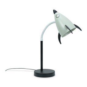 ValueLights Rocket Table Lamp Desk Light Adjustable Flexi Neck Integrated LED Reading Light