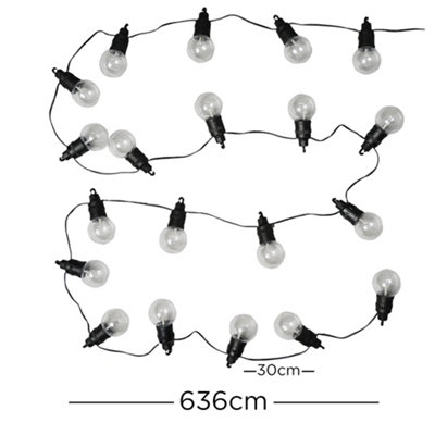 ValueLights Set of 10 IP44 Rated Decorative Outdoor Garden Integrated ...