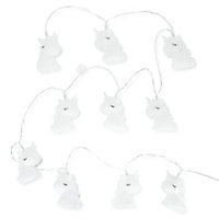 ValueLights Set of 10 Kids Battery Powered Fairy String Lights with Unicorns