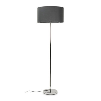 Charcoal sales floor lamp