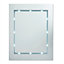 ValueLights Slim LED Battery Operated Illuminating Rectangular IP44 Rated Design Bathroom Mirror