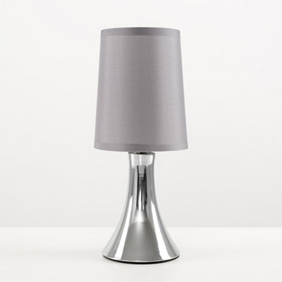 Grey dimmable 2024 table lamp