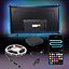 ValueLights Smart RGBIC Wi-Fi TV Backlight Home Cinema Kit with App Control and Music Sync Strip Light