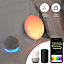 ValueLights Smart Sunrise Alarm Clock Wake Up Lamp, Dual Alarms and Snooze Function, Natural Sounds with 2-in-1 Wireless Charger