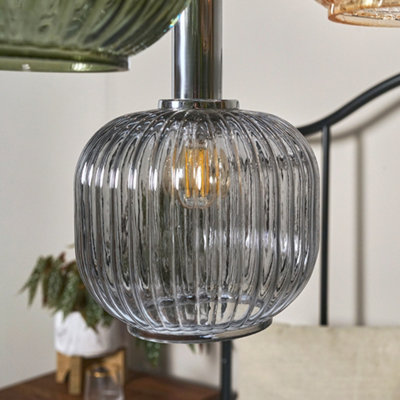 Retro chrome ceiling light shop