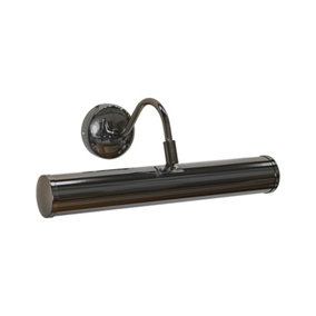 ValueLights Traditional Adjustable Twin Picture Wall Light In Black Chrome Finish