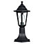 ValueLights Traditional Black IP44 Outdoor Garden Lamp Post Lantern Light