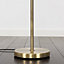 ValueLights Traditional Style Antique Brass Double Twist Floor Lamp Base
