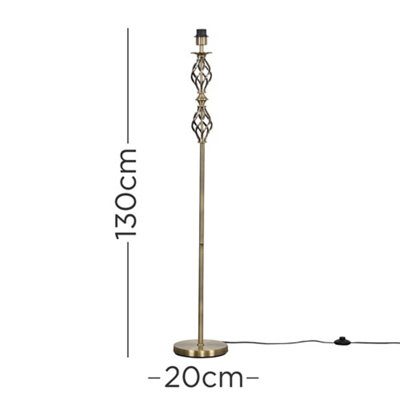 Small Victorian, Die Cast Brass Lamp Base 10009U