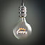 ValueLights Vintage Style 2w LED ES E27 Edison Screw Word Script Happy Design Clear Light Bulb - Happy