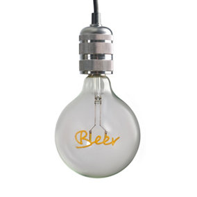 ValueLights Vintage Style 2w LED ES E27 Edison Screw Word Scripted Clear Light Bulb