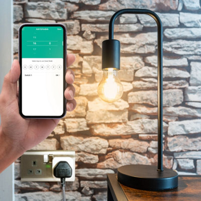ValueLights WiFi Smart Plug with App Control Energy Monitoring and Timer Function No Hub Required