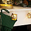 ValueLights Wooden Houses White Indoor String Lights