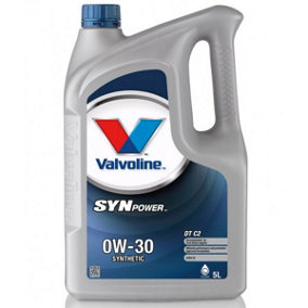 Valvoline Synpower DT C2 5L Car Engine Oil 5 Litre 0W30 Fully Synthetic 873950