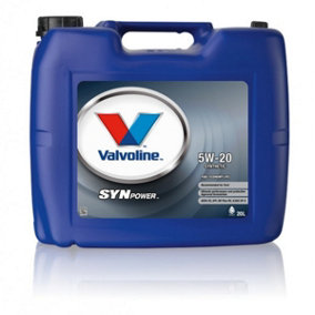 Valvoline Synpower FE 20L Car Engine Oil 20 Litre 5W20 Fully Synthetic 872557