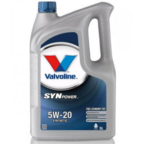 Valvoline Synpower FE 5L Car Engine Oil 5 Litre 5W20 Fully Synthetic 872556
