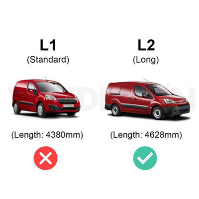 Van Guard Trade Citroen Berlingo 2008-2018 Roof Rack 3 Steel Roof Bars ...