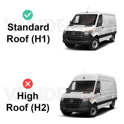Van Guard Trade Mercedes Sprinter (2018+) Roof Rack 2 Steel Roof Bars ...