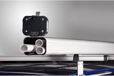 Van Guard Universal 3m Lockable Aluminium PVC Lined Twin Opening Pipe ...