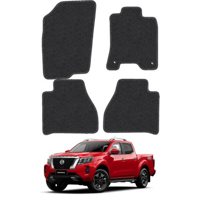 Van Mats for Nissan Navara 2016-2022 Double Cab Floor Mats Tailored Fit Carpet Set