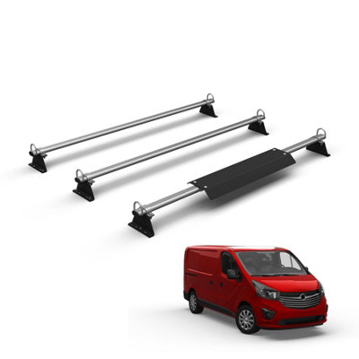 VanDemon Nissan NV300 (2016-2021) 3 Bar Roof Rack Heavy Duty Van Roof ...