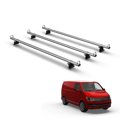 VanDemon VW Transporter (2003-2024) 3 Bar Roof Rack Heavy Duty Van Roof ...