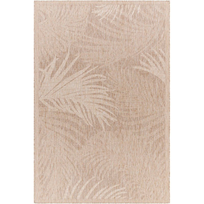 VANESSA In- & Outdoor Coastal Jute-Look Beige Area Rug 160 x 213 cm