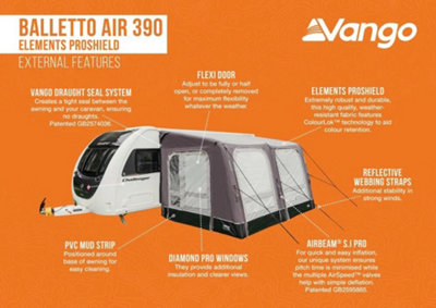 Vango Balletto Air 390 Elements ProShield Awning